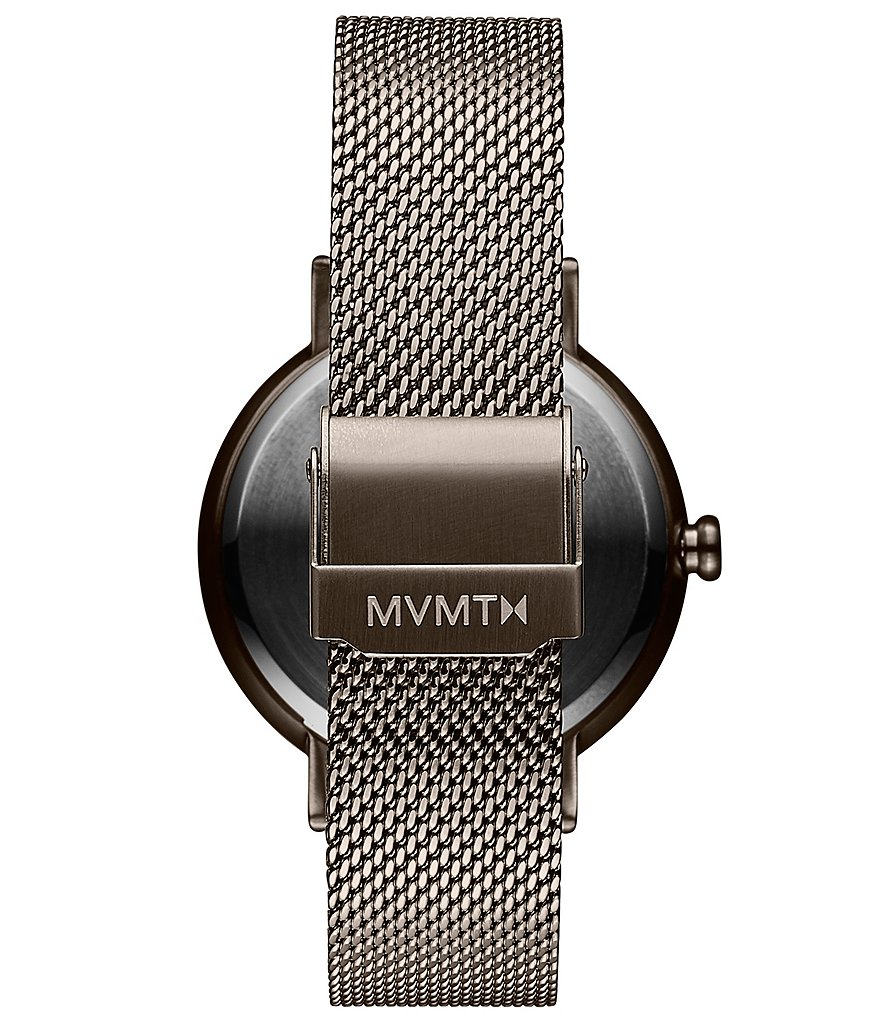 MVMT Women's Star Crystal Taupe Mesh Bracelet Watch