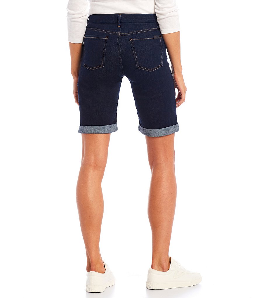 JEN7 by 7 for All Mankind Rolled-Cuff Bermuda Shorts