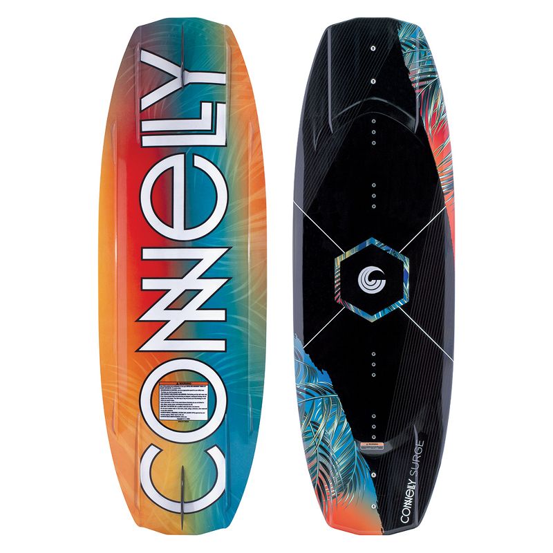 CWB Connelly 62194056-CON Lake Water Sports Surge Kids Wakeboard 125cm w/ Optima Boots Sizes 5-8