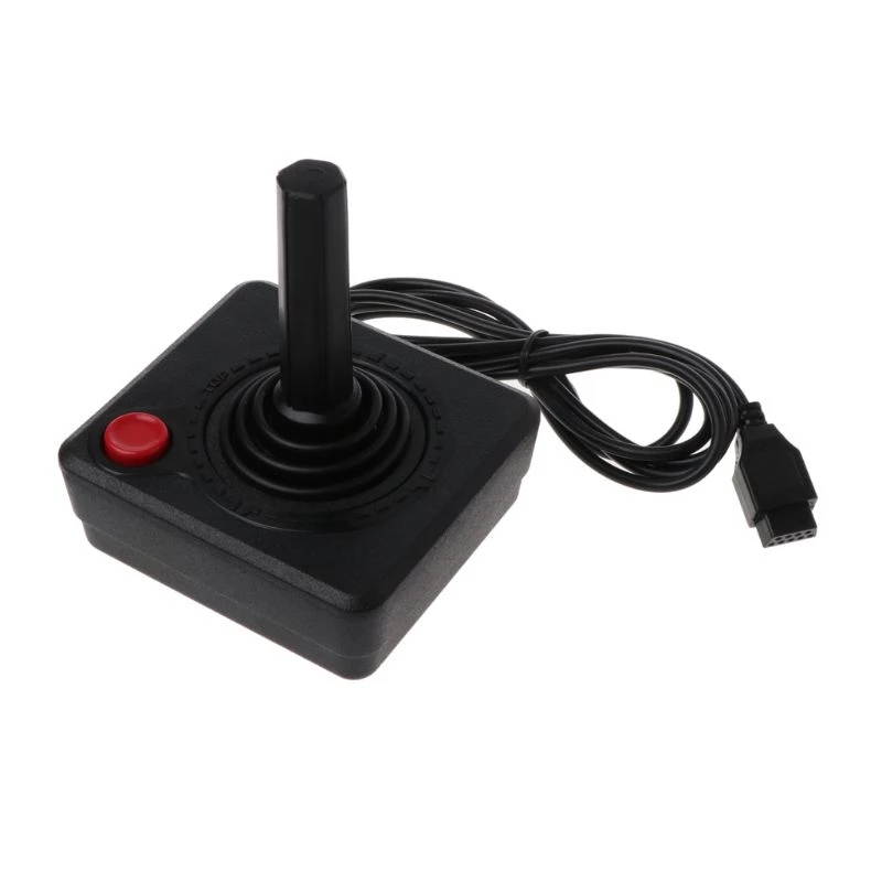 Retro Classic Controller Gamepad Joystick For Atari 2600 Game Rocker With 4-Way Lever And Single Action Button