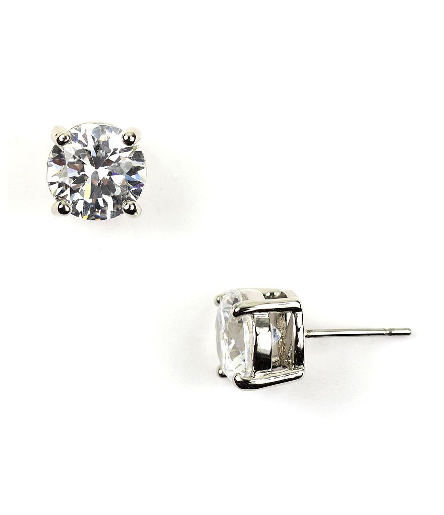Givenchy 8mm Cubic Zirconia Stud Earrings