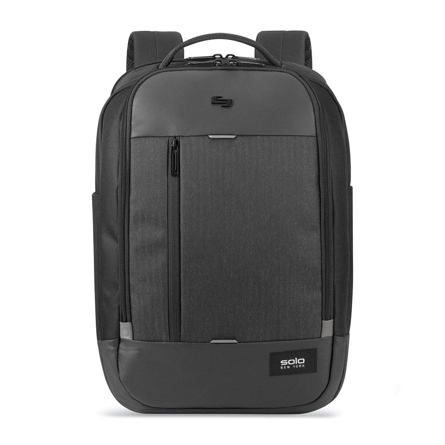 Solo New York Gravity Magnitude Backpack for Women and Men. Fits up to 17.3 inch Laptop-Black