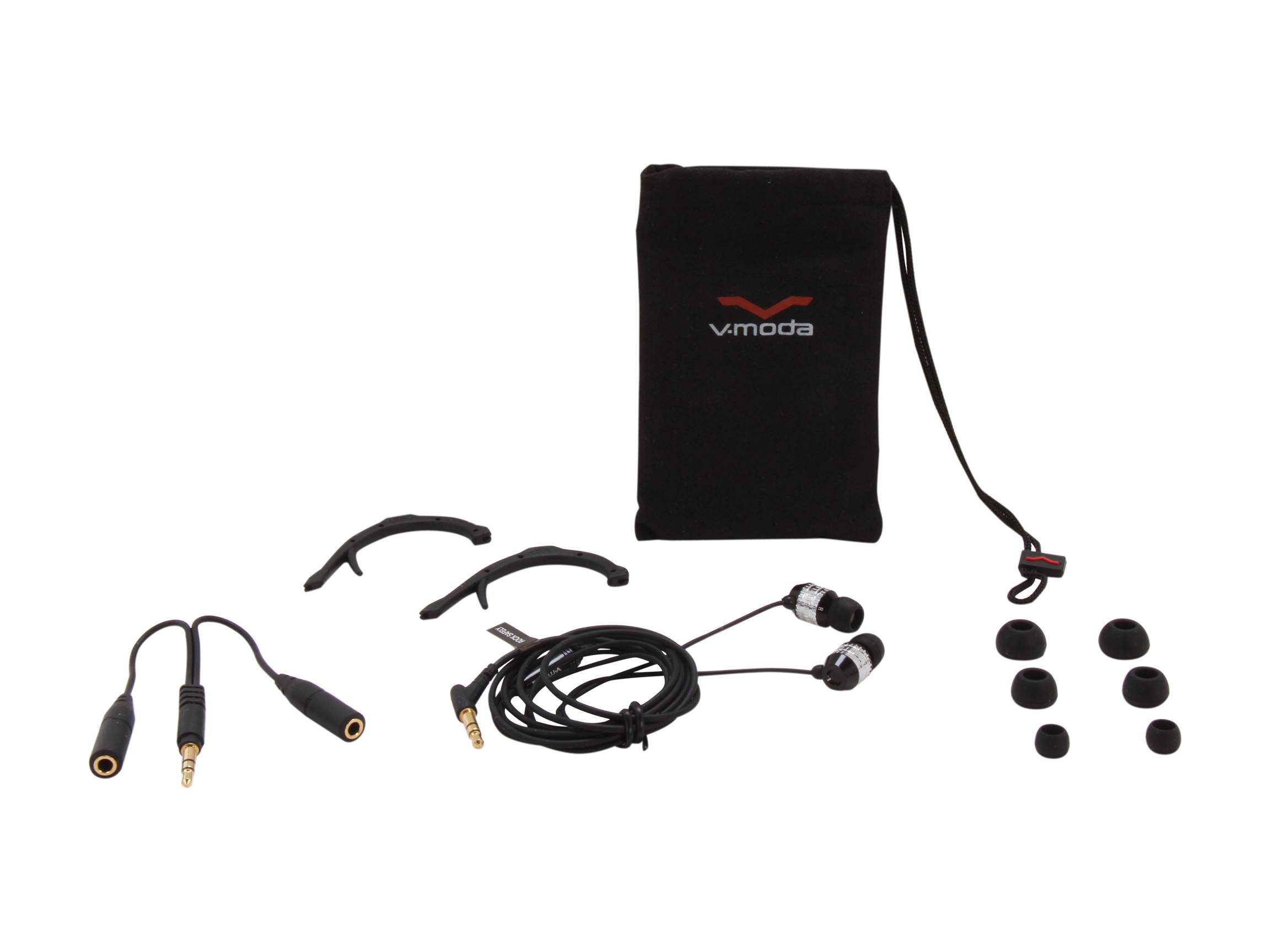 V-Moda CC-FZAU-NERO In-Ear Noise-Isolating Metal Headphones