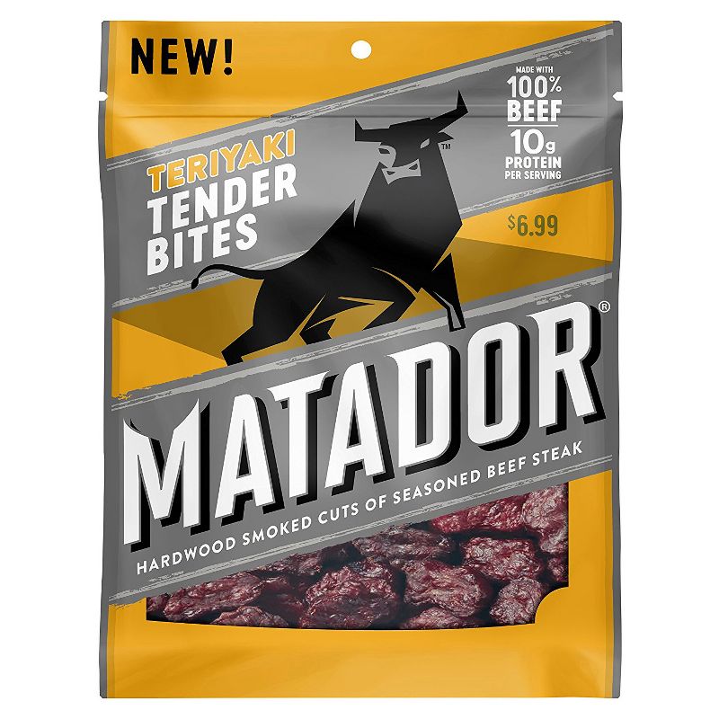 Matador Slow Cooked & Smoked Teriyaki Beef Jerky - 3oz