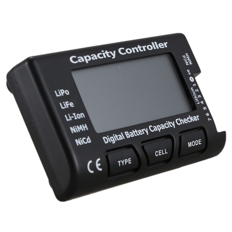 2.1" RC Cell Meter-7 Digital Battery Capacity Checker/Controller for NiCd / NiMH / LiPo / LiFe / Li-ion