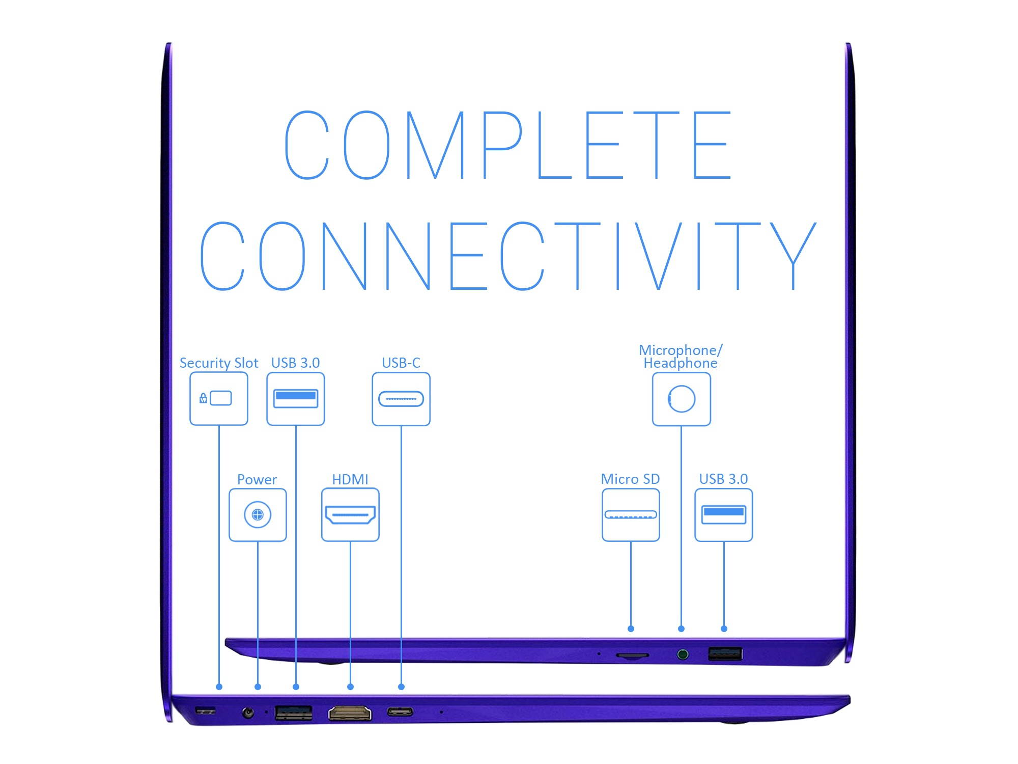 Gateway Ultra Slim Notebook, 15.6" IPS FHD Display, AMD Ryzen 5 3450U Upto 3.5GHz, 8GB RAM, 1TB SSD, Vega 8, HDMI, Card Reader, Wi-Fi, Bluetooth, Windows 10 Home