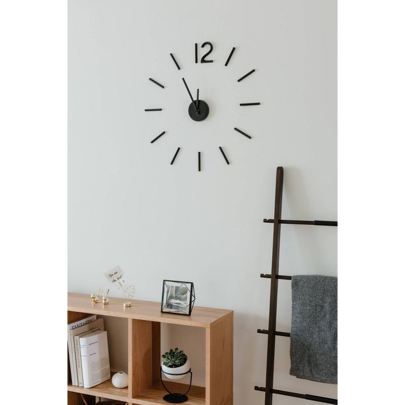 Blink Wall Clock Black - Umbra