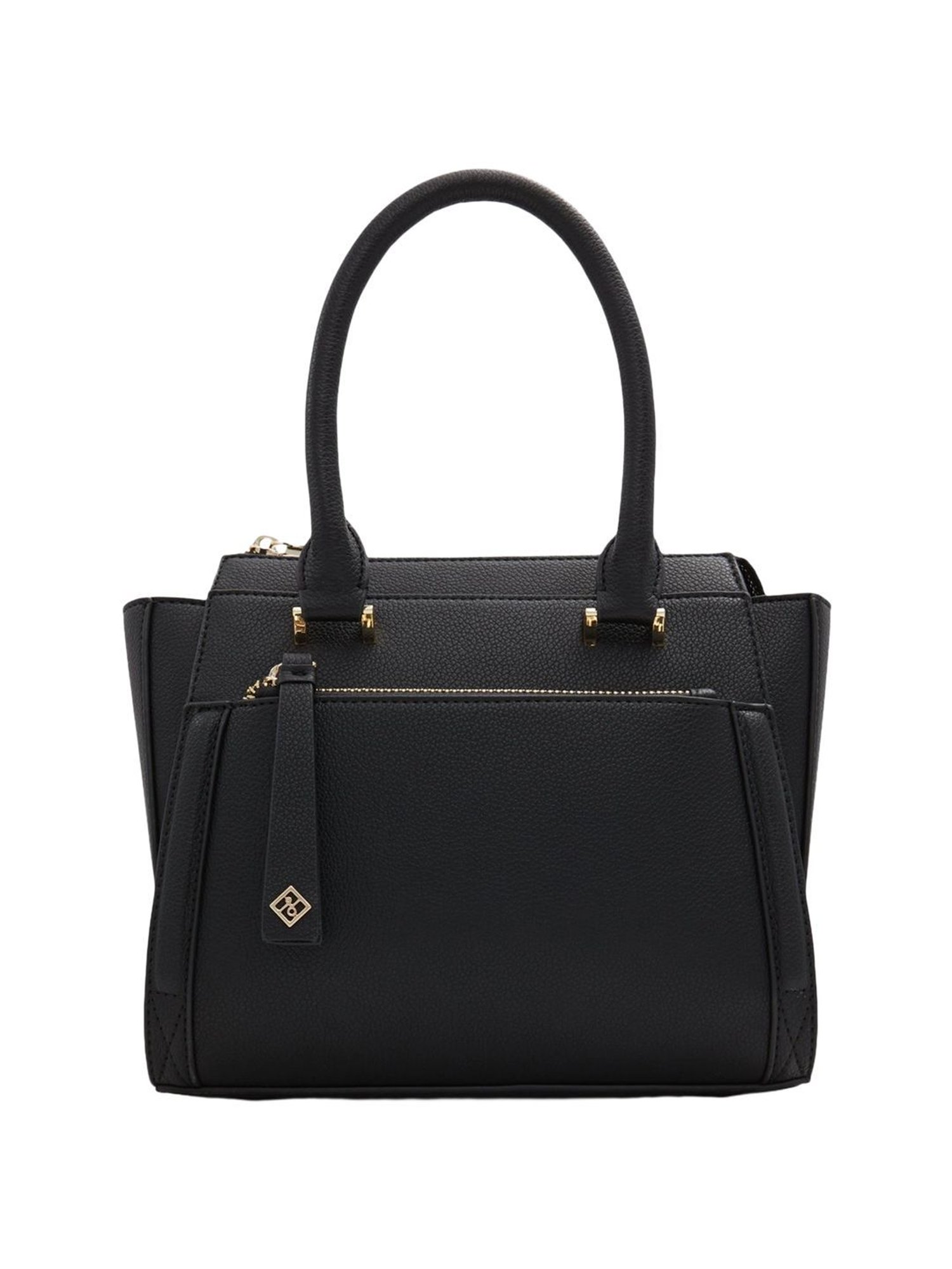 Call It Spring Black Solid Small Handbag