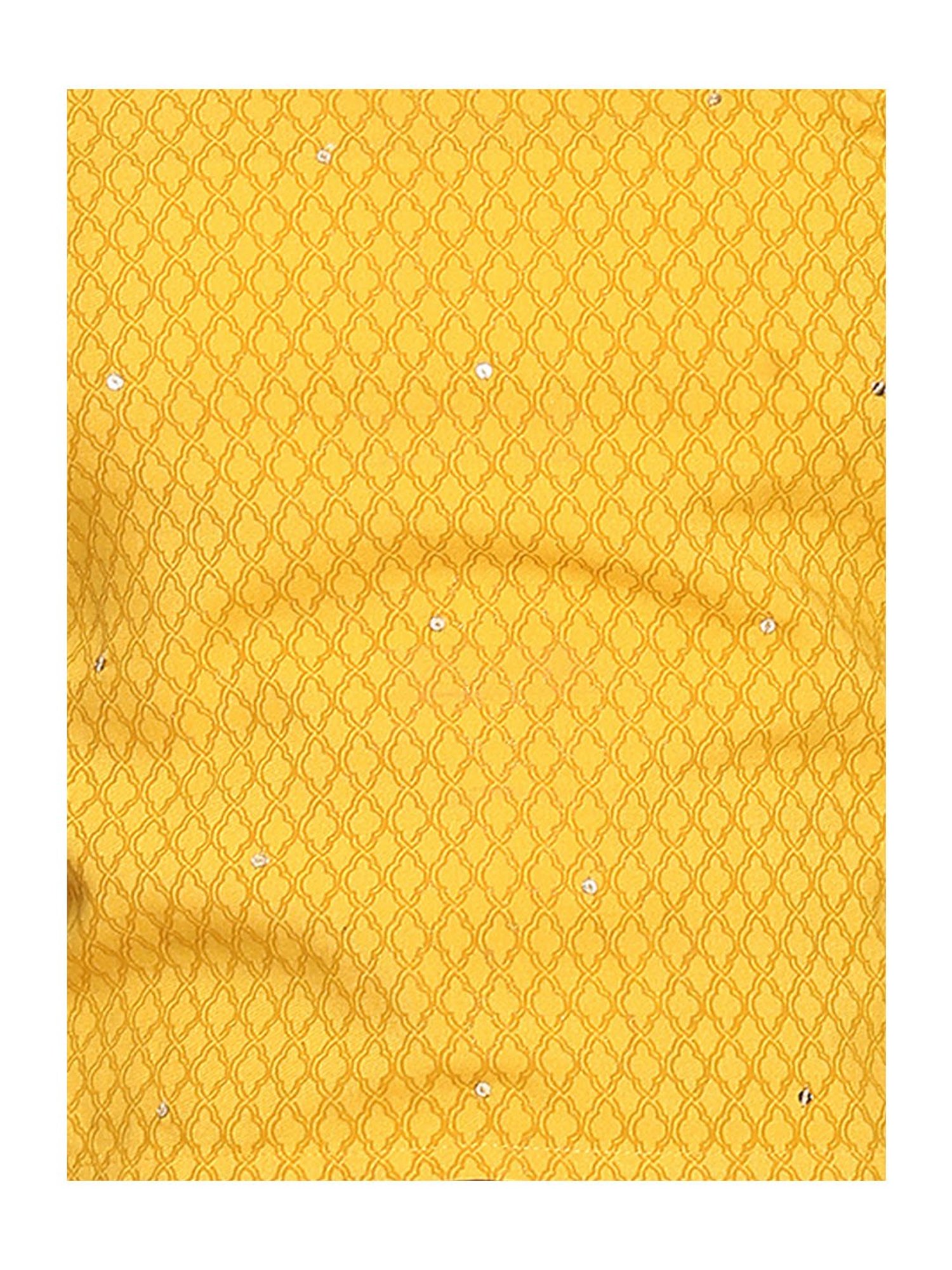 Aurelia Kids Yellow & Green Embellished Top, Skirt with Dupatta