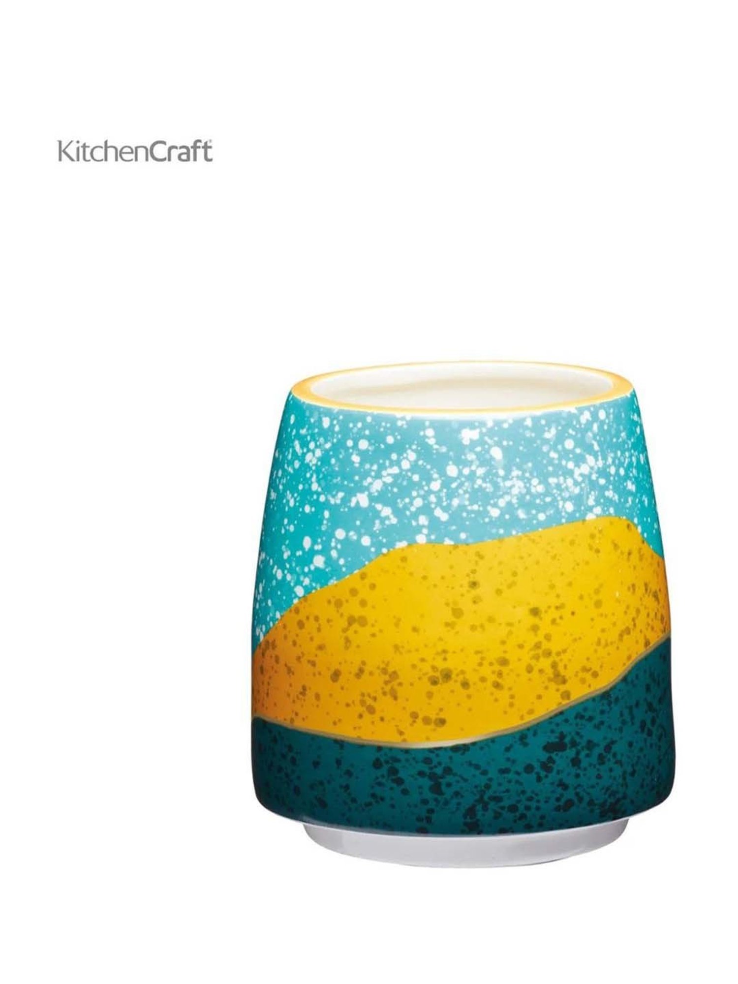 KitchenCraft 2-Piece Multi Medium Modern Indoor Ceramic Planter Set