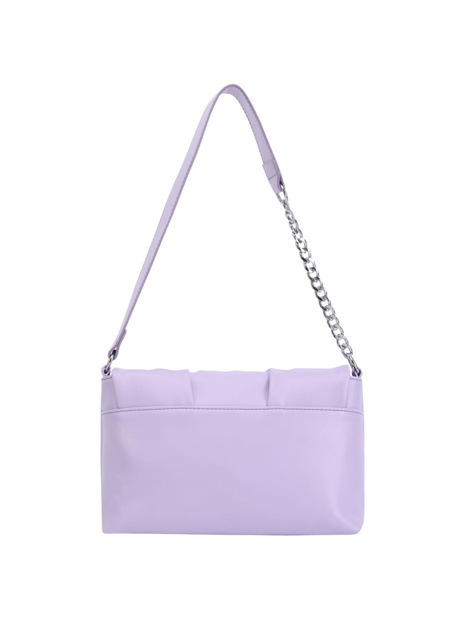 Lino Perros Lavender Solid Medium Shoulder Bag