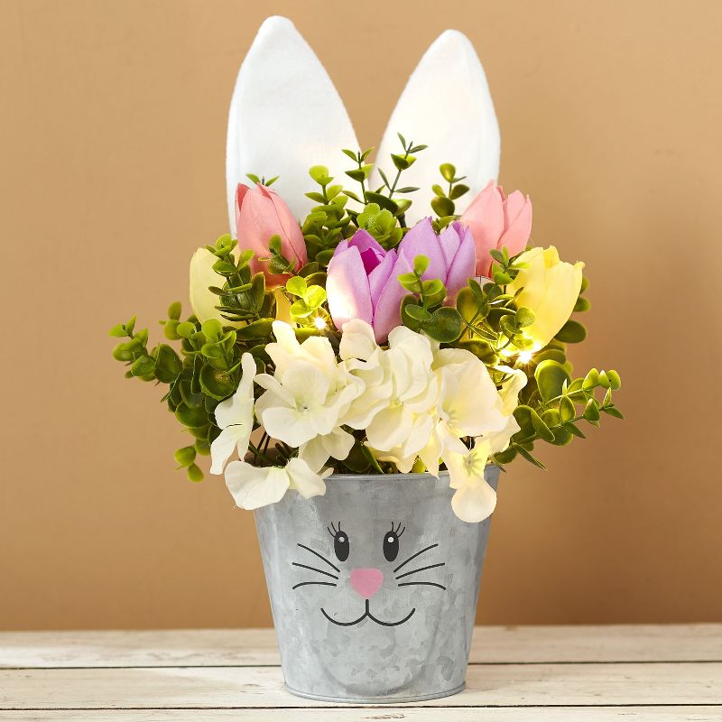 32" x 24" Artificial Palm Plant in Basket Stand - LCG Florals