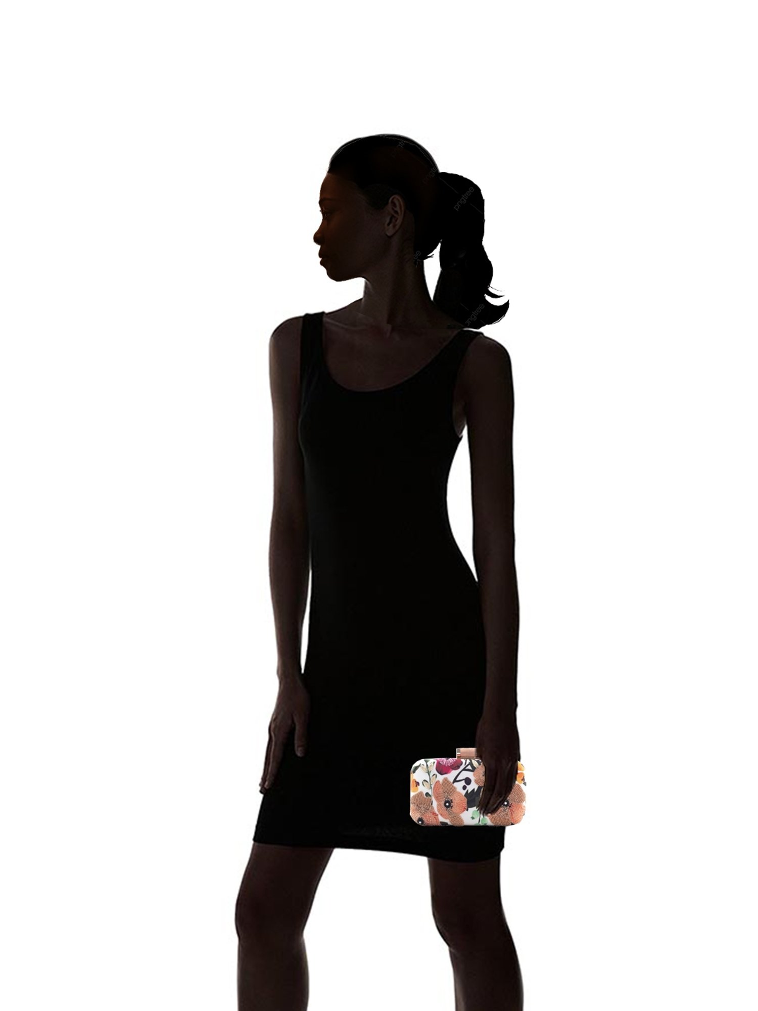 Sugarcrush Multicolor Silk Clutch