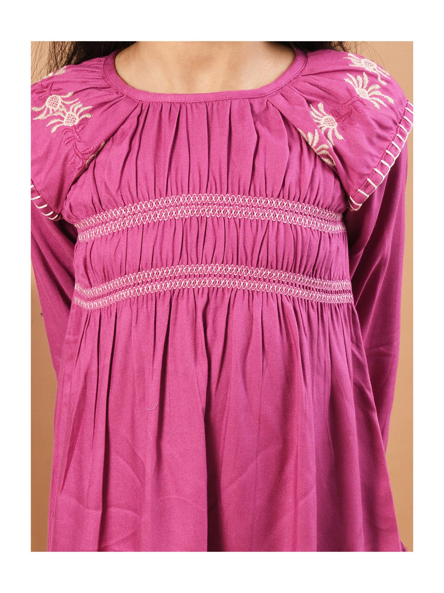 Budding Bees Kids Multicolor Floral Print Dress