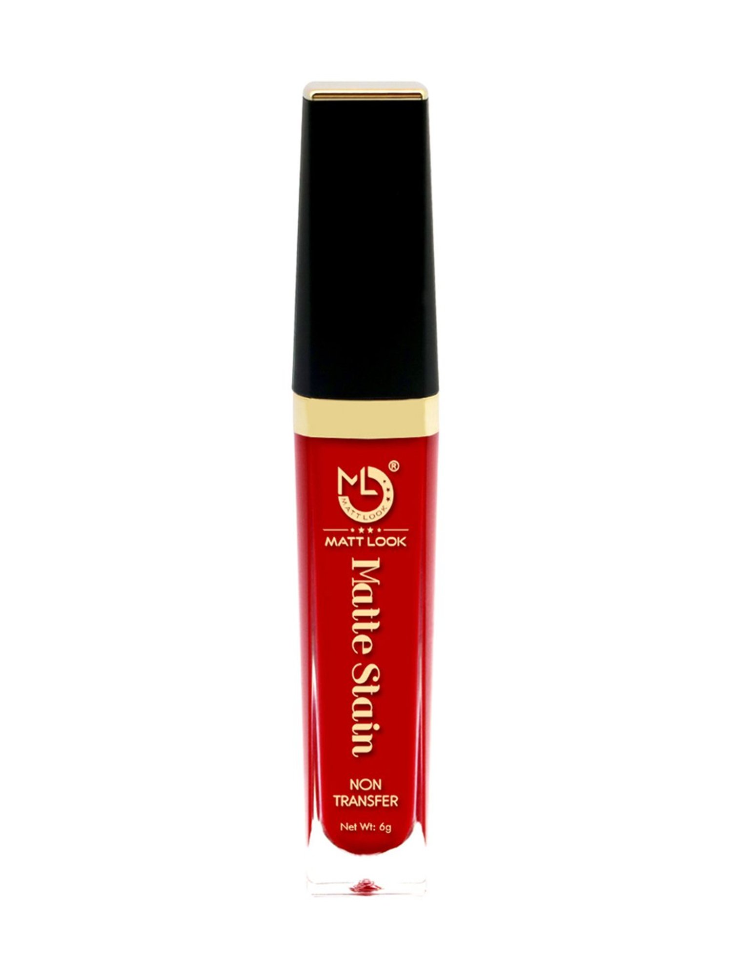 Matt Look Matte Stain Non Transfer Liquid Lipstick 01 Dreamy Red - 6 gm