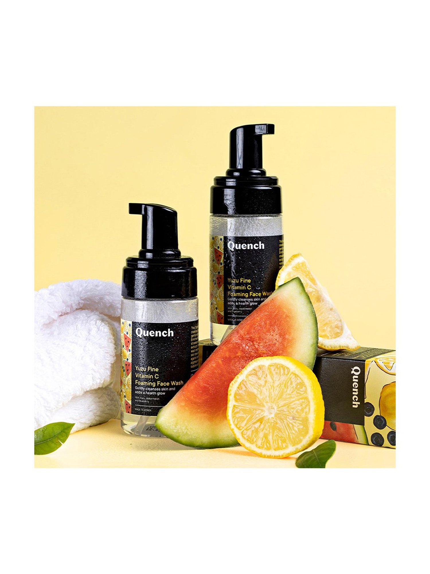 Quench Botanics Yuzu Fine Vit C Foaming Face Wash - 100 ml