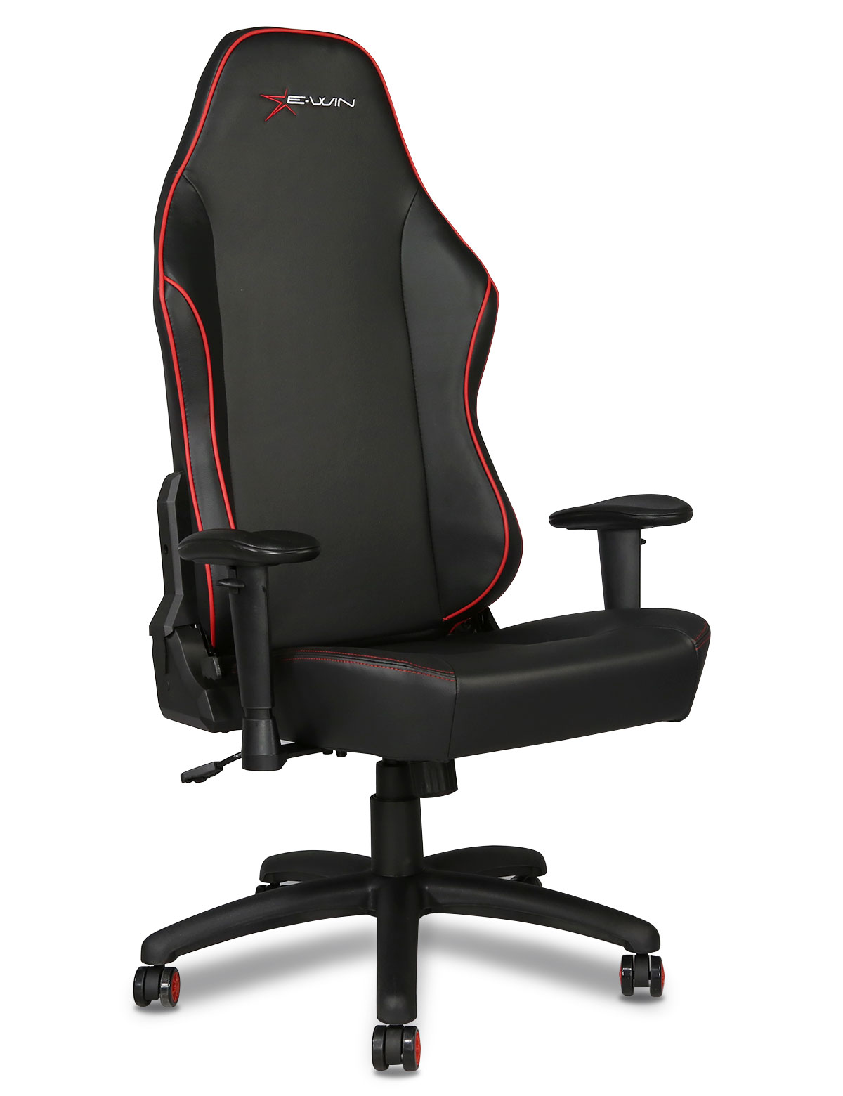 EWin Gaming and Office Chair KTC Knight Series Ergonomic With Head and Back Pillows (Black and Blue)