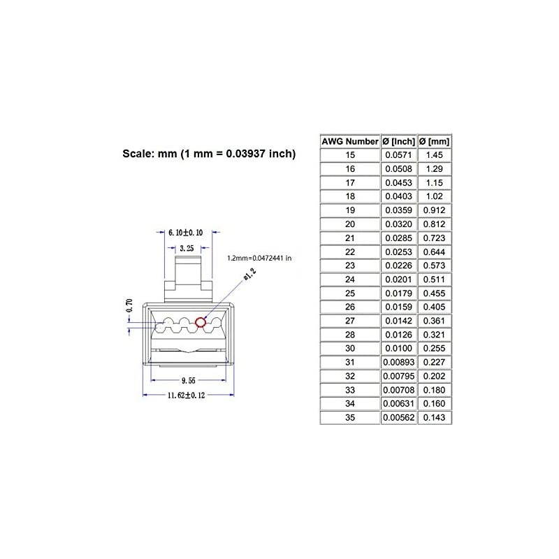 1000 Pcs CAT6 RJ45 Pass Through 23 AWG Network Cable Modular Gold-Plated Plug 8P8C Connector End