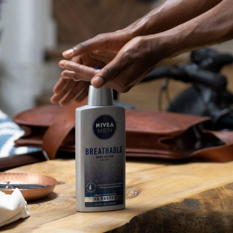NIVEA Men Breathable Body Lotion - 13.5 fl oz