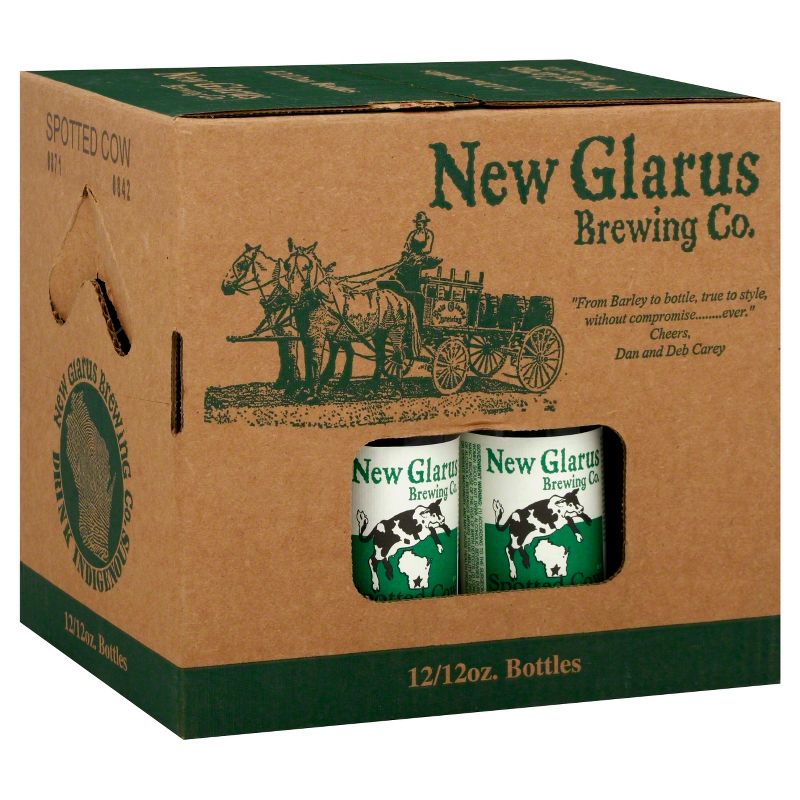 New Glarus Spotted Cow Farmhouse Ale Beer - 12pk/12 fl oz Bottles