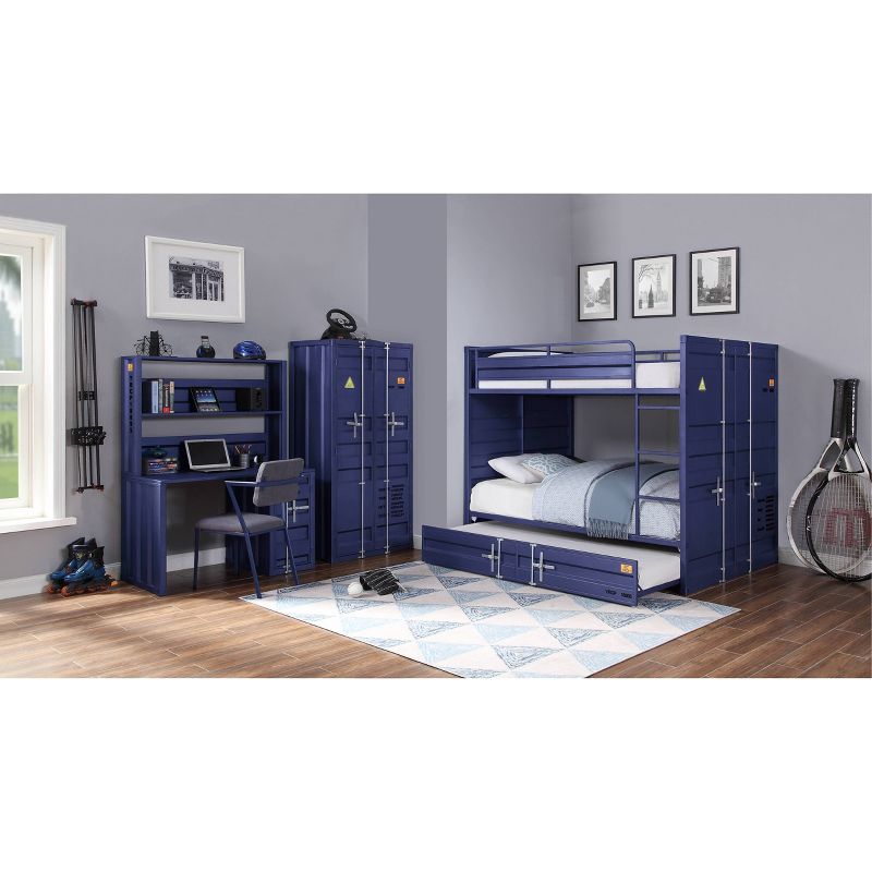Full/Full Cargo Bunk Bed Blue - Acme Furniture