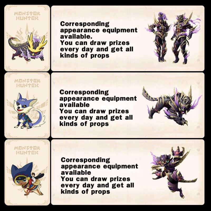 Monster Hunter Rise AMIIBO Cards for NS Switch