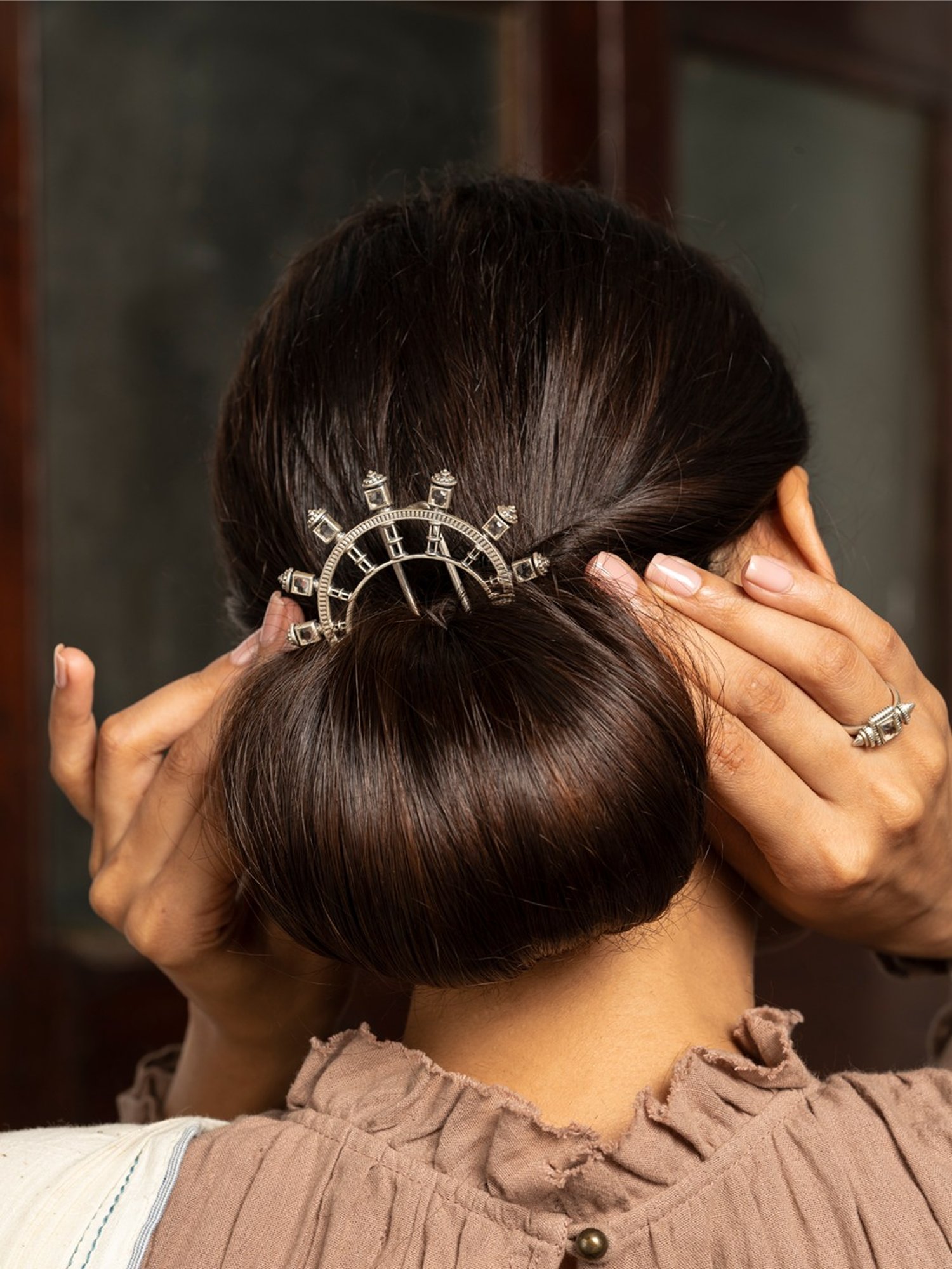 Shaya 92.5 Sterling Silver Portia Juda Pin for Women