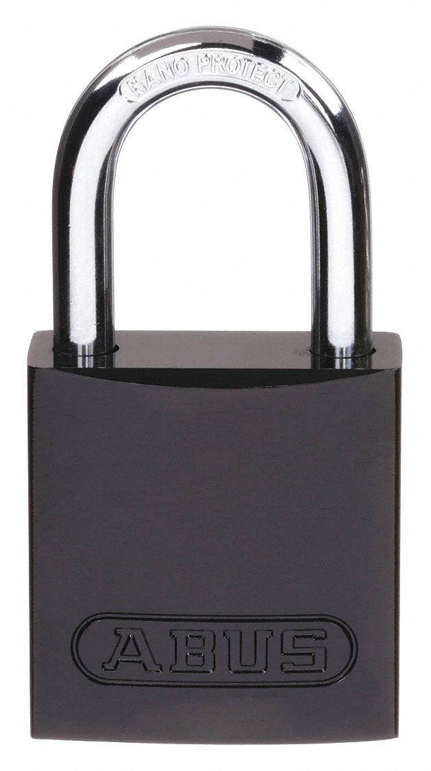 ABUS 72/40 KAx12 Black Lockout Padlock,KA,Black,1-1/2"H,PK12