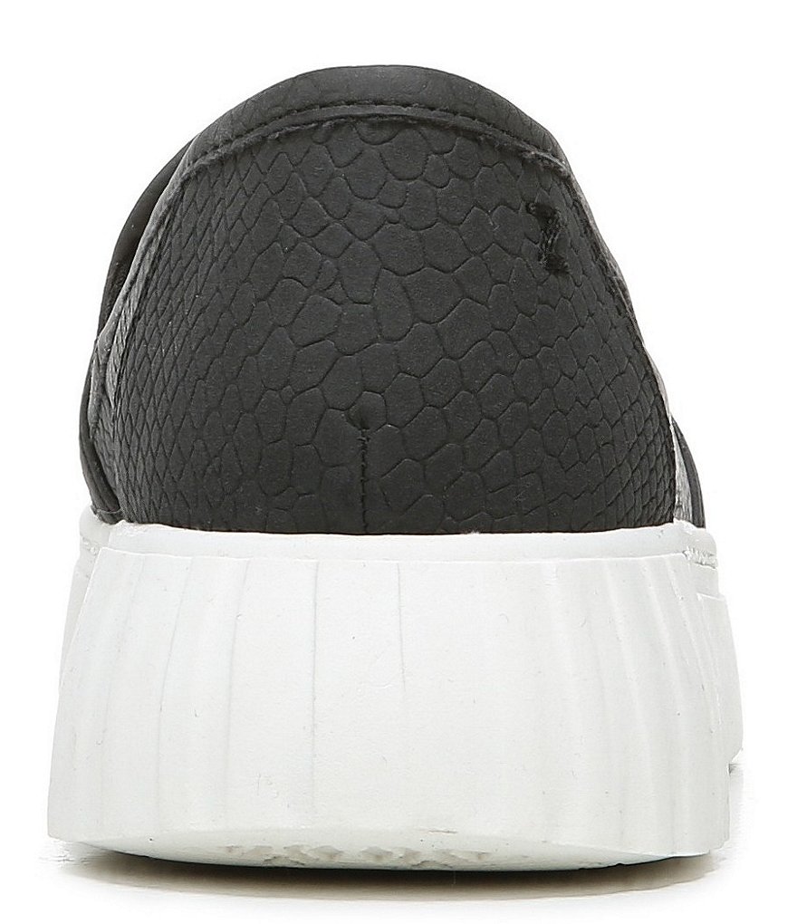 Zodiac Benson Snake Embossed Slip-On Platform Sneakers
