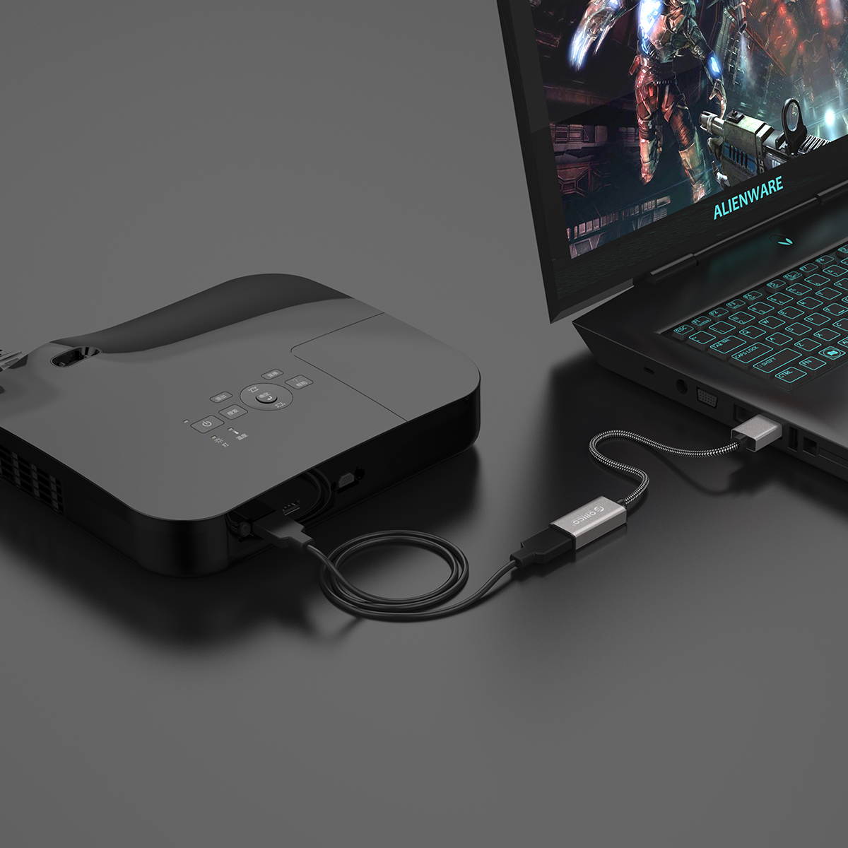 ORICO DisplayPort to VGA 9020*1080@60HZ Adapter DP Display Port to VGA Converter Male to Female Compatible for PC Laptop and More