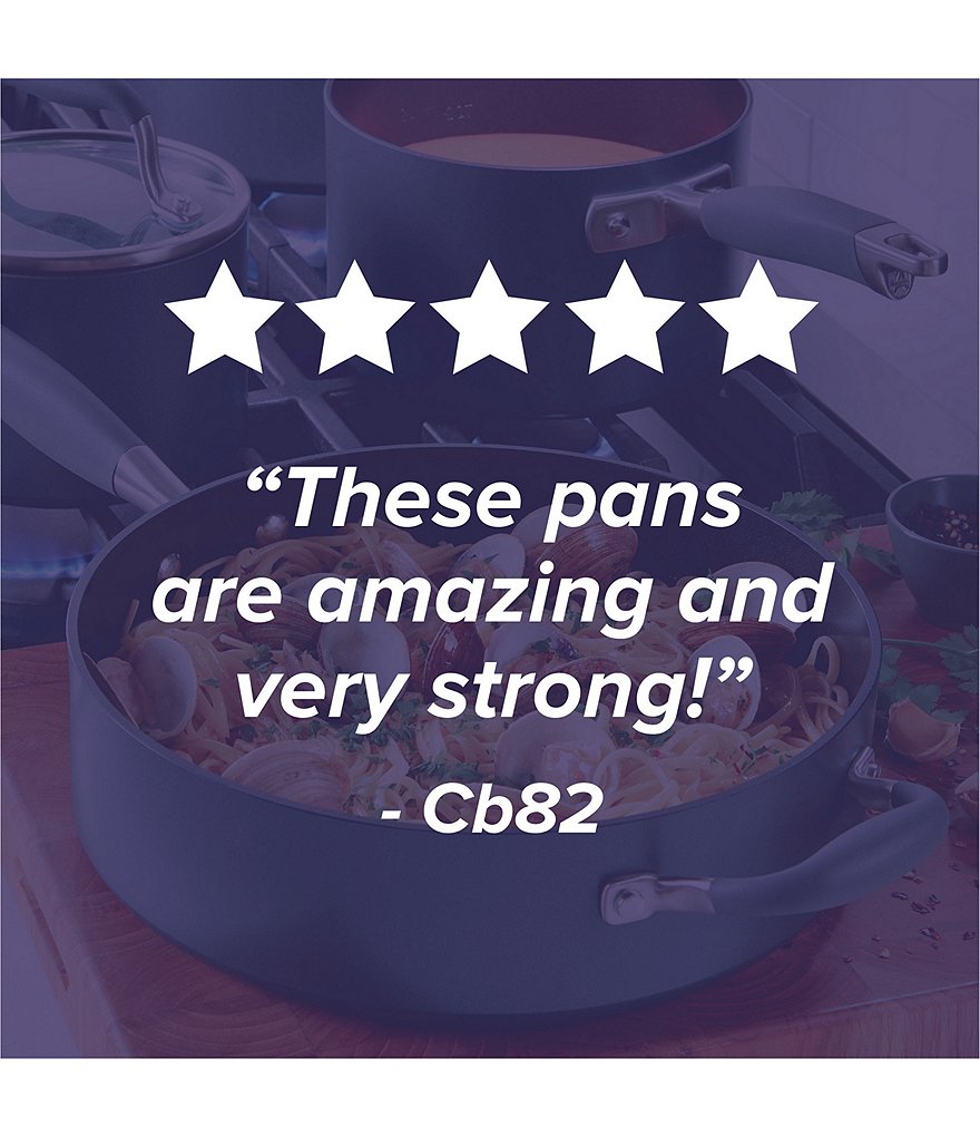 Anolon Advanced Home Hard-Anodized Nonstick Wok with Side Handles and Wooden Spoon