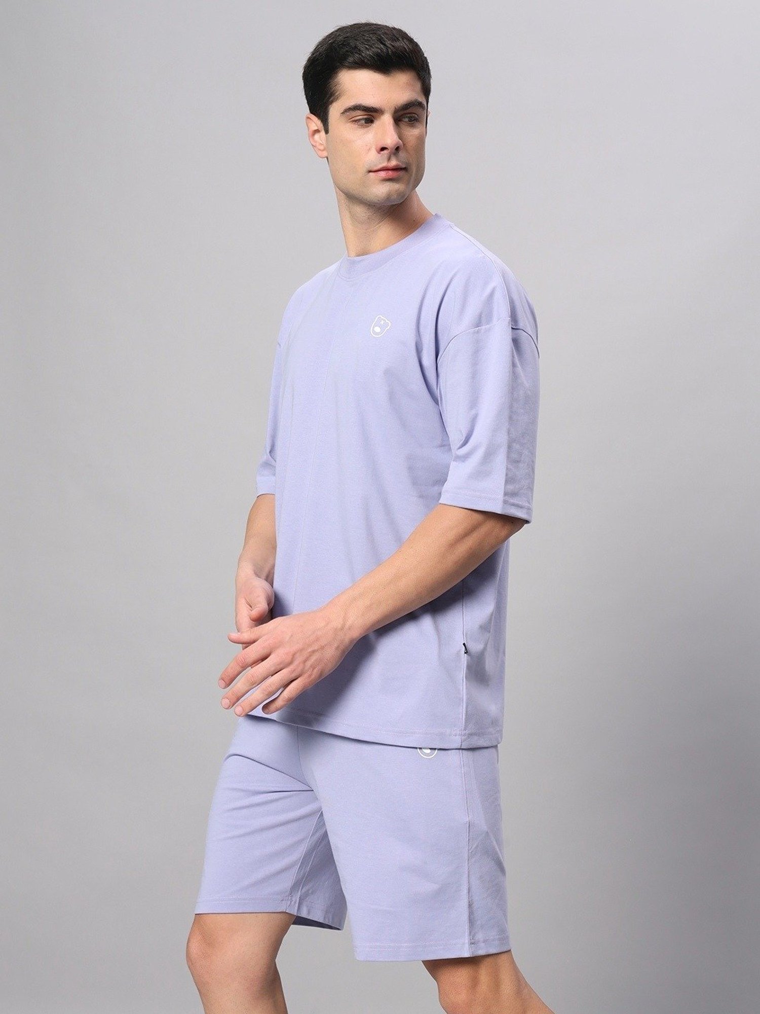 Griffel Lavender Cotton Loose Fit Co-Ord Set