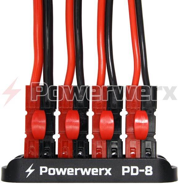 Powerwerx PD-8 8 Position Power Distribution Block for 15/30/45A Powerpole Connectors