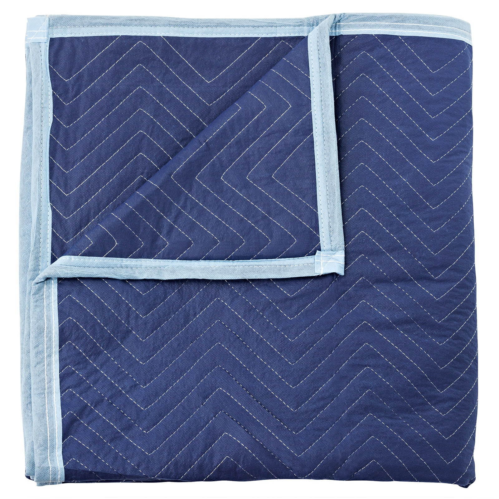 Sure-Max 4 Moving & Packing Blankets - Deluxe Pro - 80" x 72" (40 lb/dz weight) - Professional Quilted Shipping Furniture Pads Royal Blue