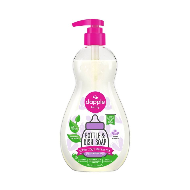 Dapple Baby Bottle & Dish Soap - Sweet Lavender - 16.9 fl oz