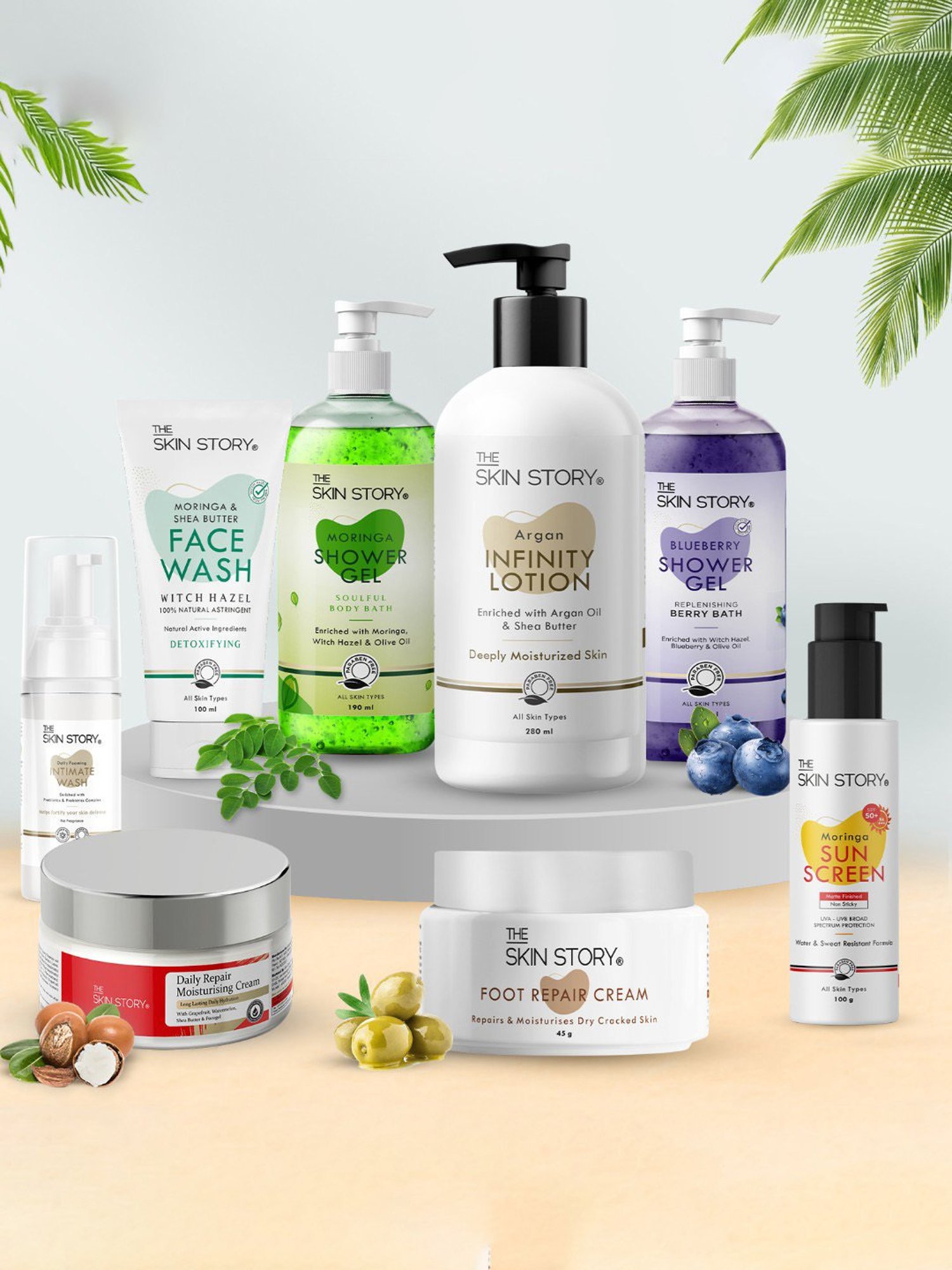 The Skin Story Vitamin E & Shea Butter Keratin Moisturizing & Nourishing Body Lotion - 280 ml