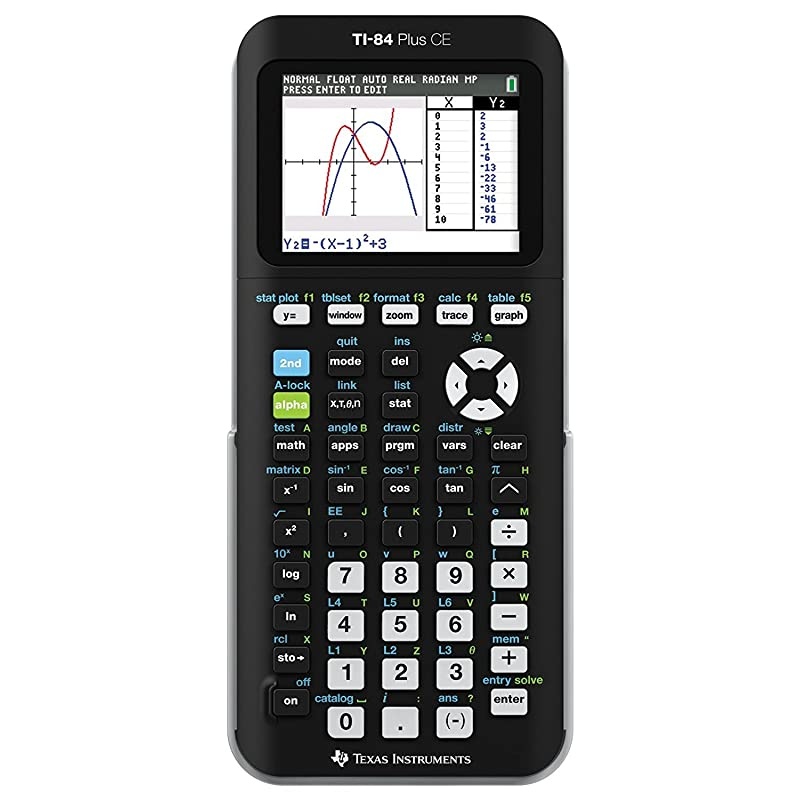 TI84 Plus CE Graphing Calculator Black