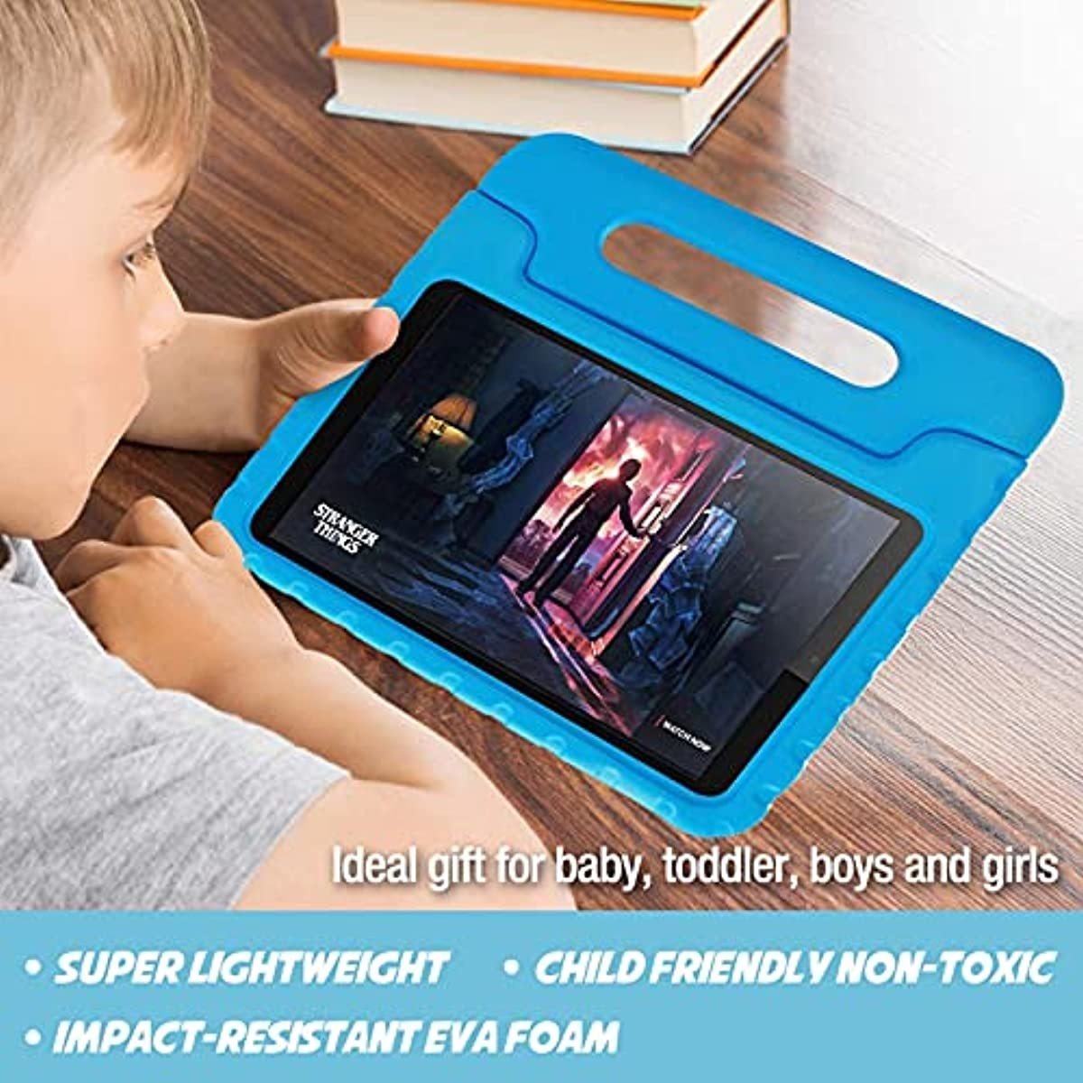 ProCase Kids Case for Lenovo Tab M8 HD/Smart Tab M8 / Tab M8 FHD 2019 Bundle with [2 Pack] ProCase Screen Protector for Lenovo Tab M8 HD/Smart Tab M8 / Tab M8 FHD 2019
