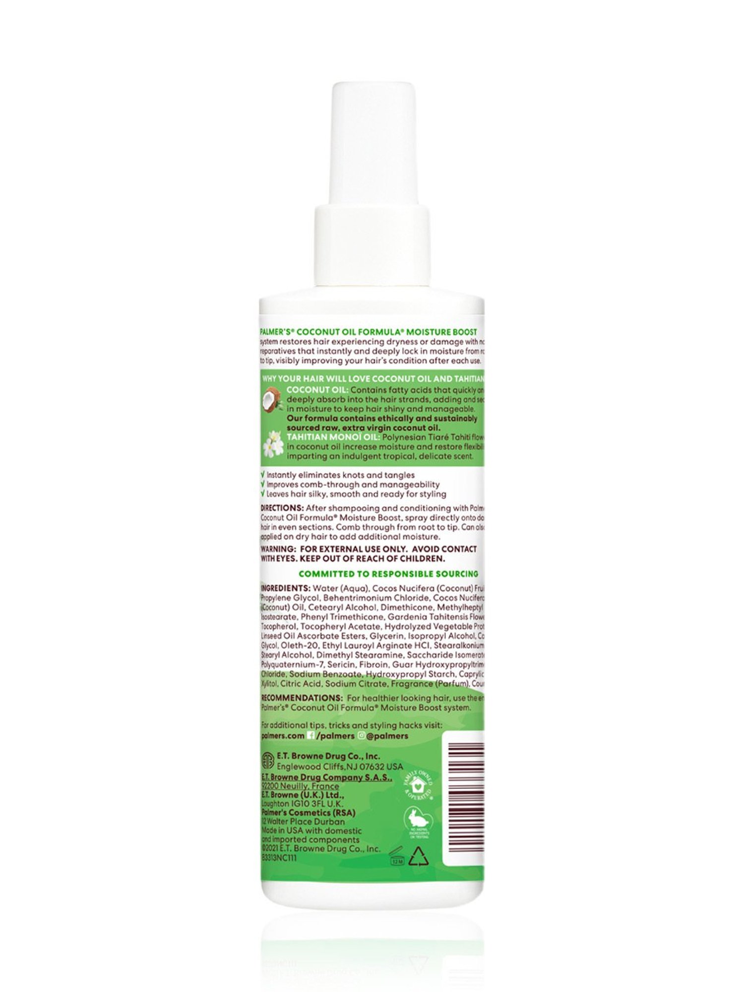 Palmer's Coconut Oil Formula with Vitamin E Moisture Boost Leave-in Conditioner - 250 ml
