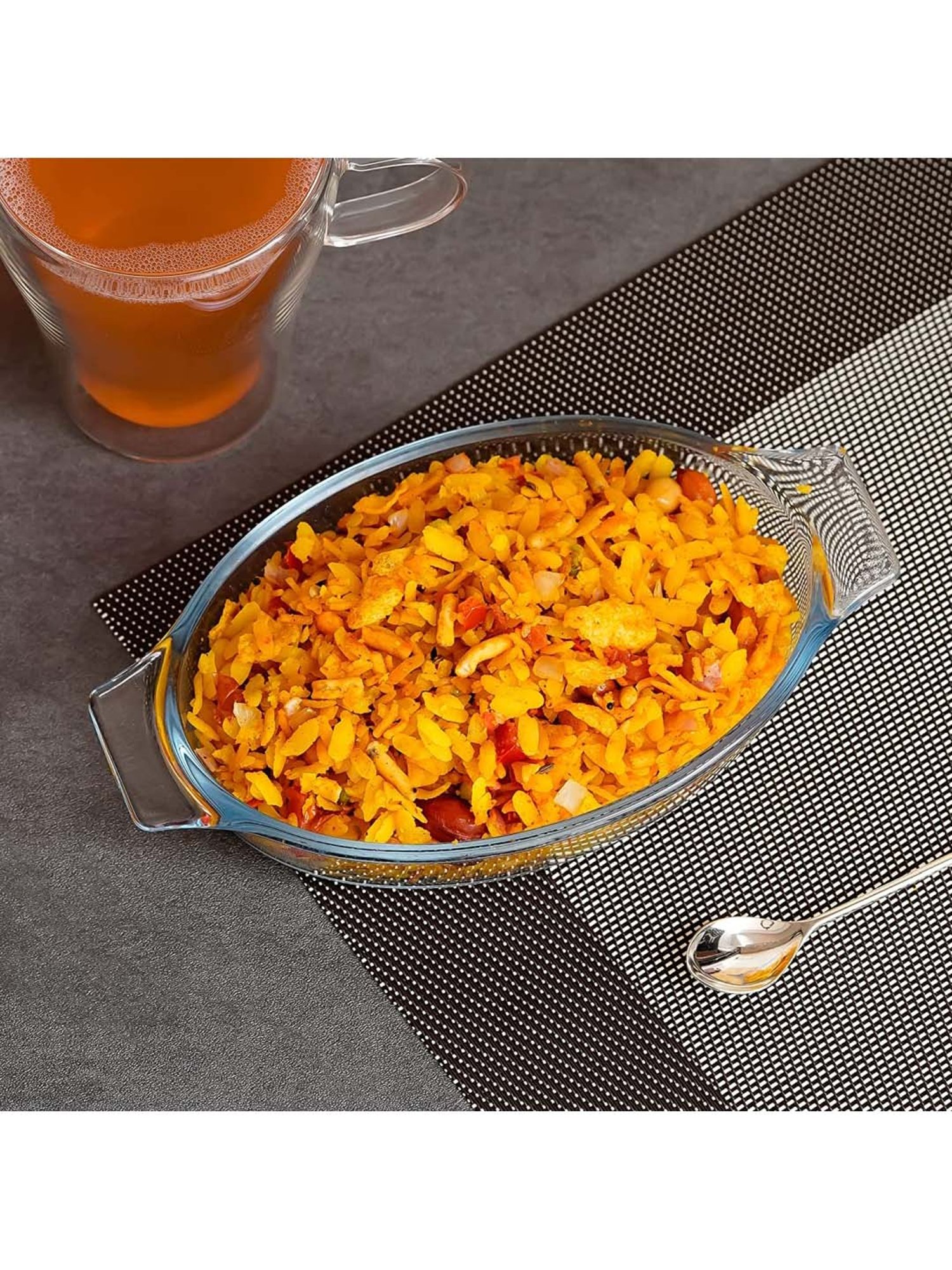 Femora Transparent Borosilicate Glass Baking Dish (.52 L) - Set of 2