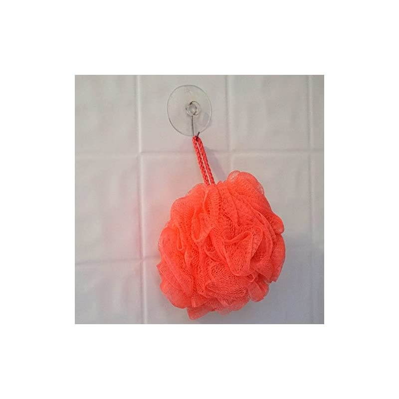 Cup Hooks, Set of 6, 2" Clear Heavy Duty Cups W/ Stainless Hook, Best for Shower, Bathroom, Kitchen, & Windows - Super Strong Pads Makes Them Perfect for Outdoor Use On Wreaths & Bird Feeders