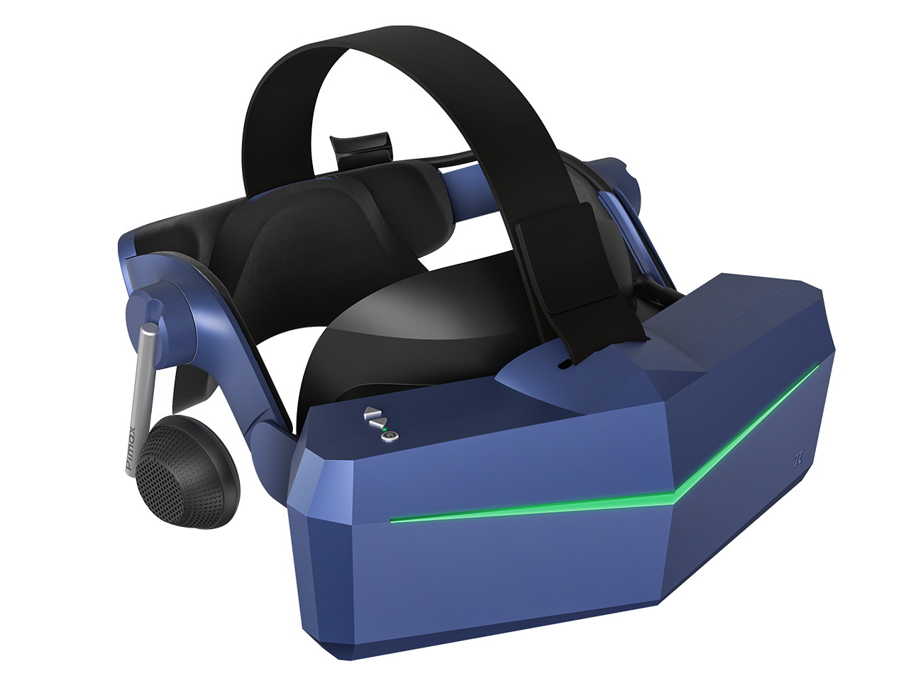 Pimax Vision 8K X VR Headset with Dual Native 4K CLPL Displays, 200 Degrees FOV, Fast-Switched Gaming RGB Pixel Matrix Panels for PC VR Steam Games Videos, USB Powered, with KDMAS earhpone