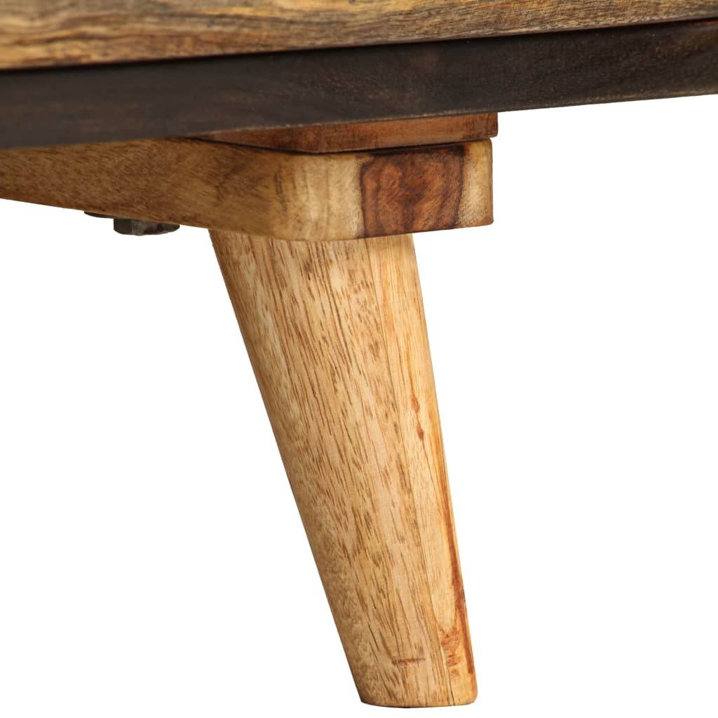 vidaXL Solid Mango Wood TV Cabinet Lowboard Sideboard Storage Living Room