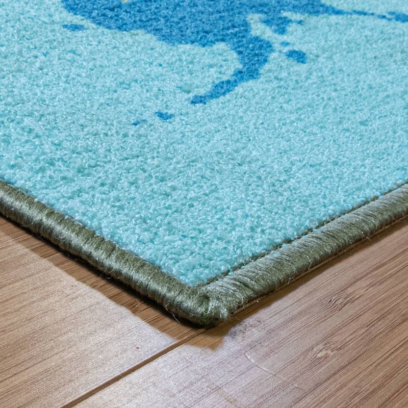 5'2"x7'2" Carmela Rug Blue/Ivory - SoHome