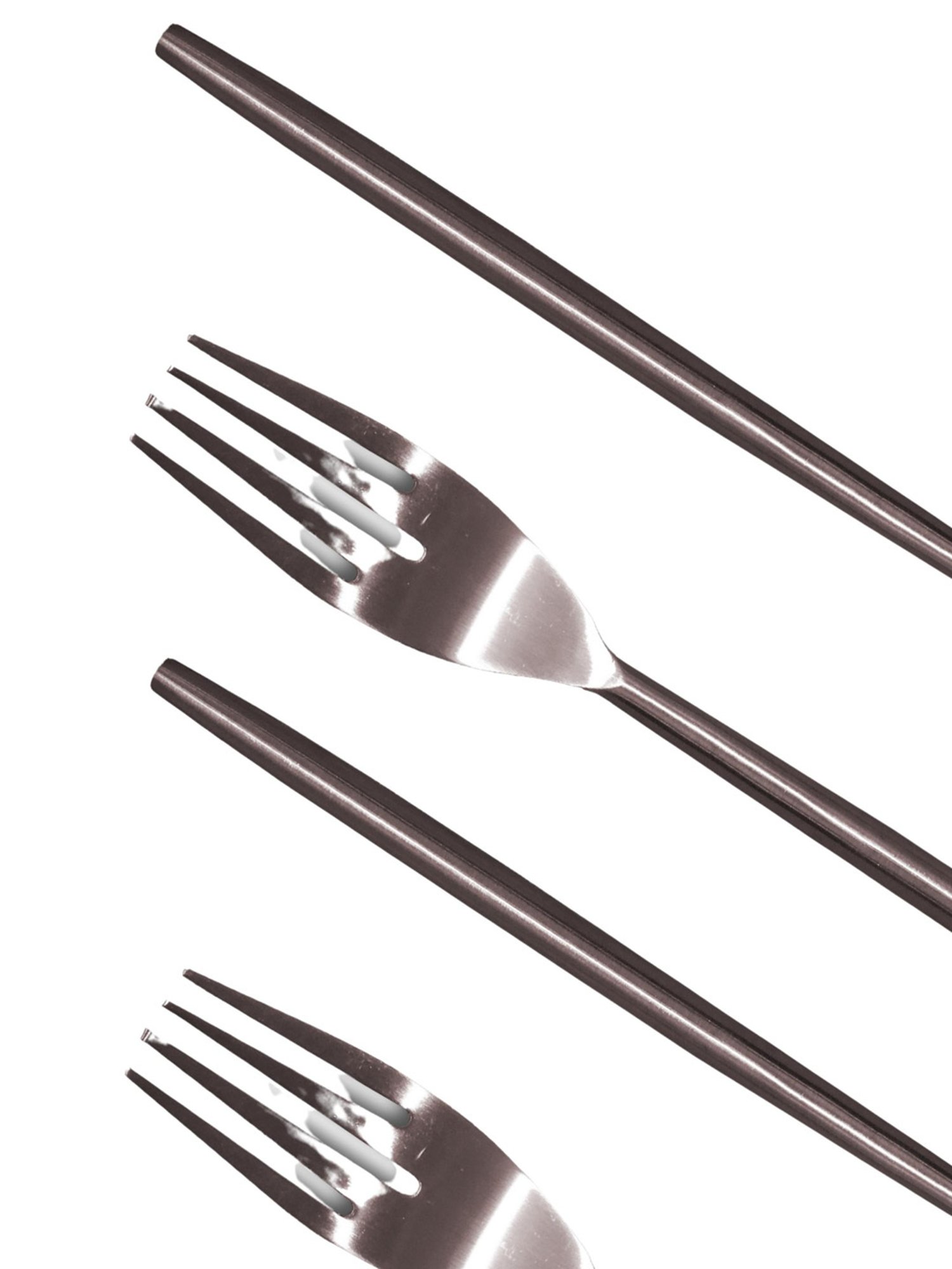 Ambi Handcrafted Steel Fork Set Of 4 - Matt Finish