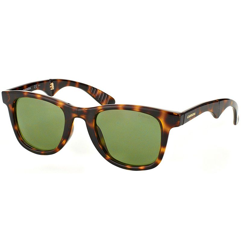 Carrera Foldable 6000/F/D/S 27E DJ Unisex Square Sunglasses Havana 50mm