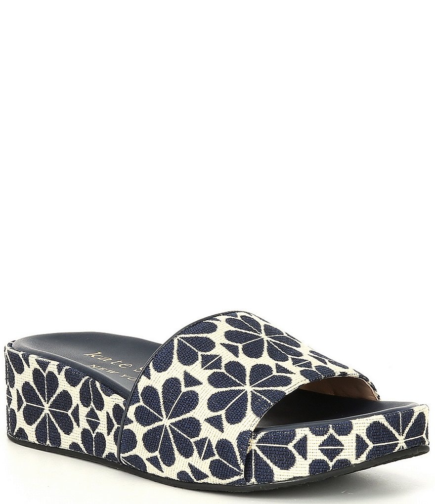 kate spade new york Breeze Jacquard Wedge Slides