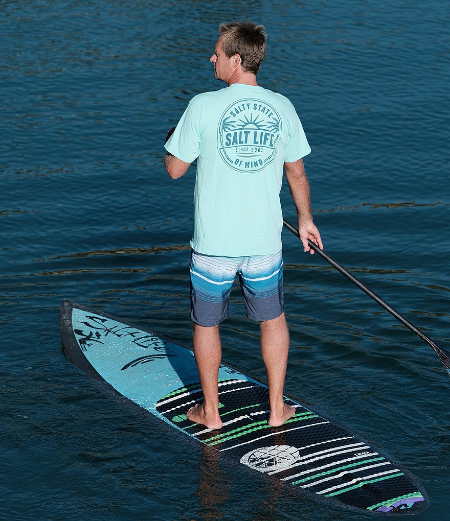 Salt Life Short-Sleeve Sunrise Palms Graphic T-Shirt