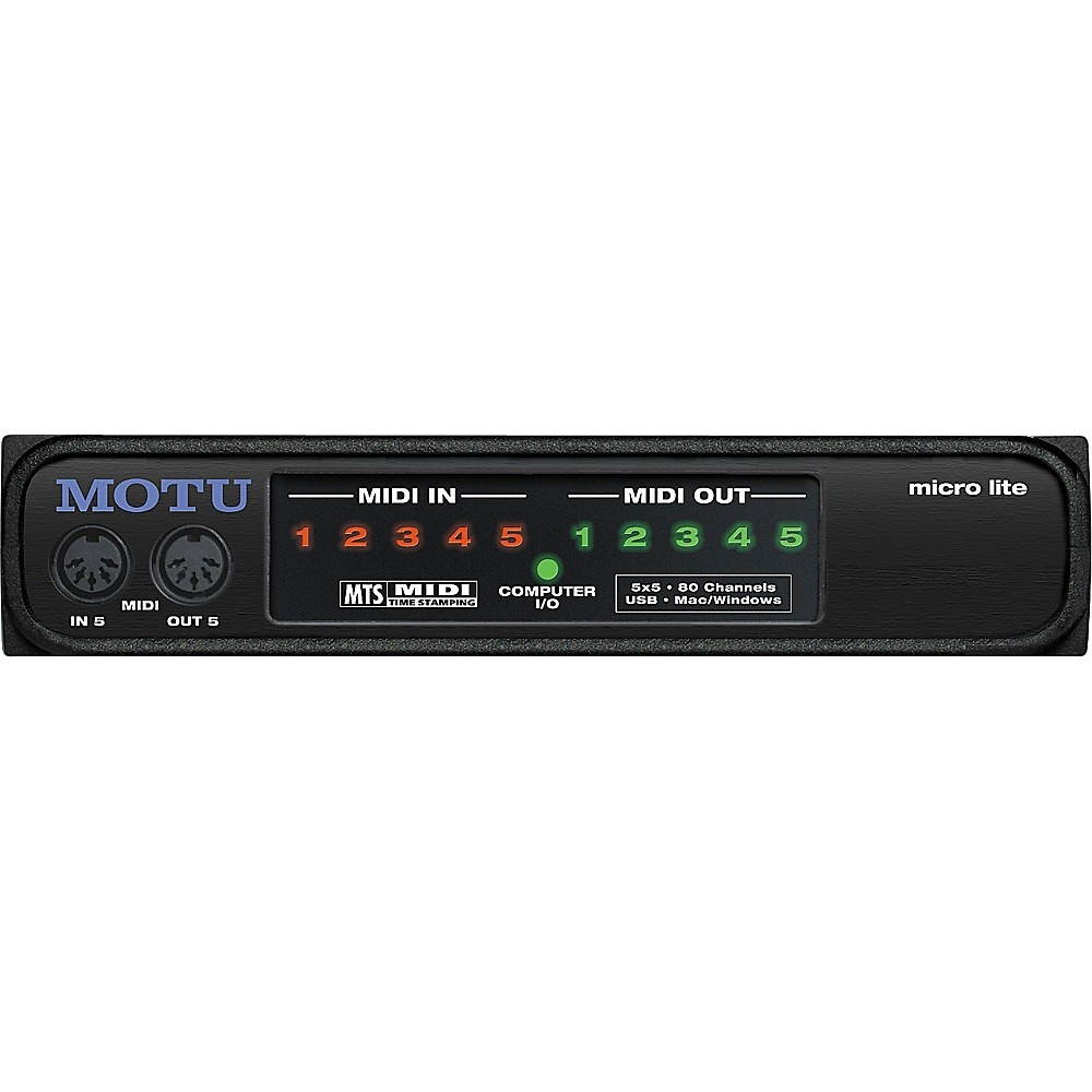 MOTU Micro Lite 5x5 USB MIDI Interface