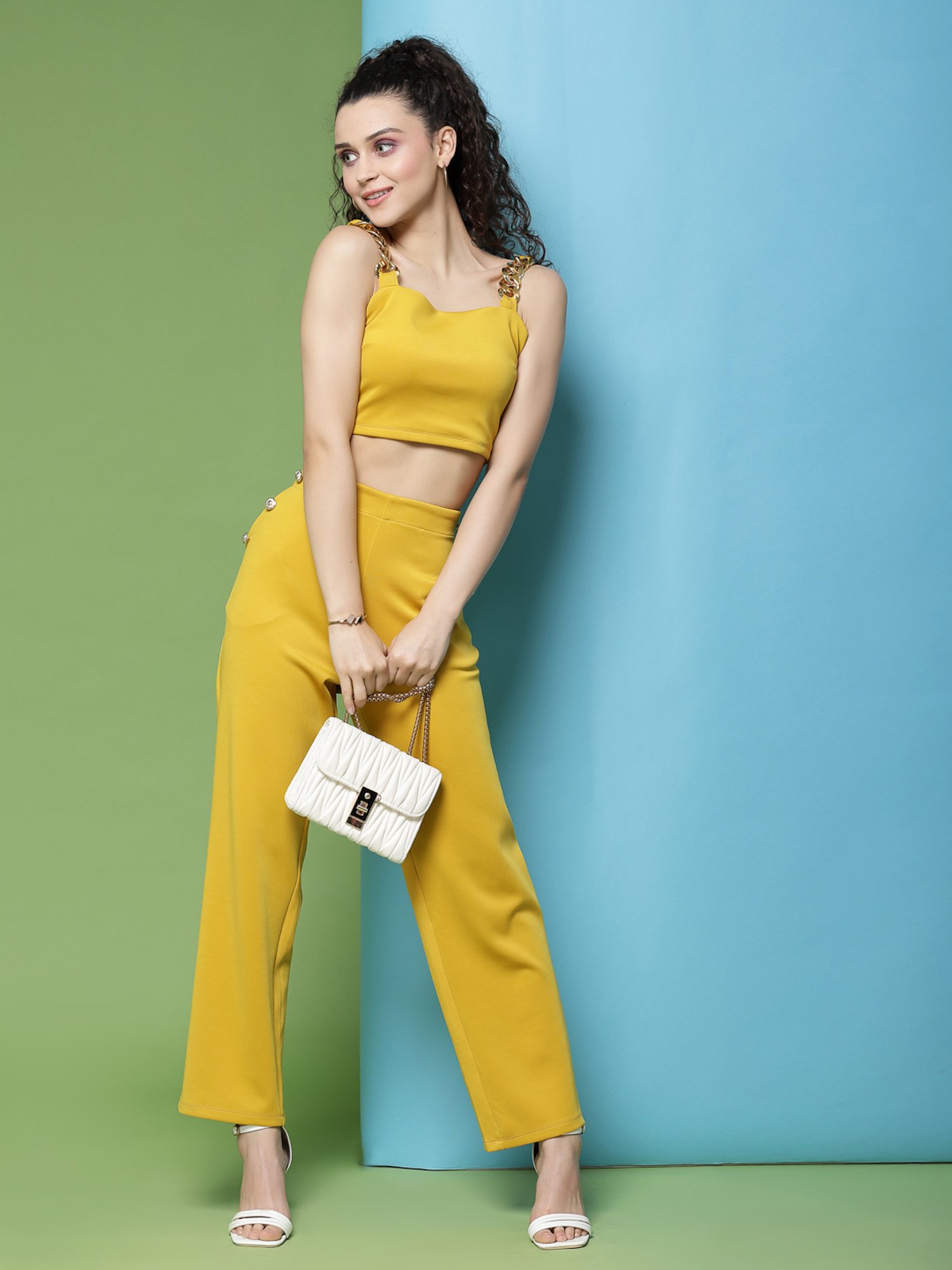 KENDALL + KYLIE Black Mid Rise Pants